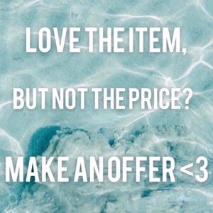 I accept all reasonable offers :)